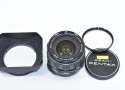 PENTAX Super-Multi-Coated TAKUMAR 28mm F3.5 純正メタルフード、フィルター付 【カメラ女子に絶大な人気のオールドレンズ M42マウントレンズ】