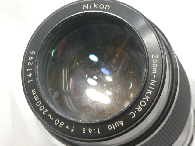【ジャンク】 Zoom-NIKKOR・C  Auto 80-200mm 1：4.5