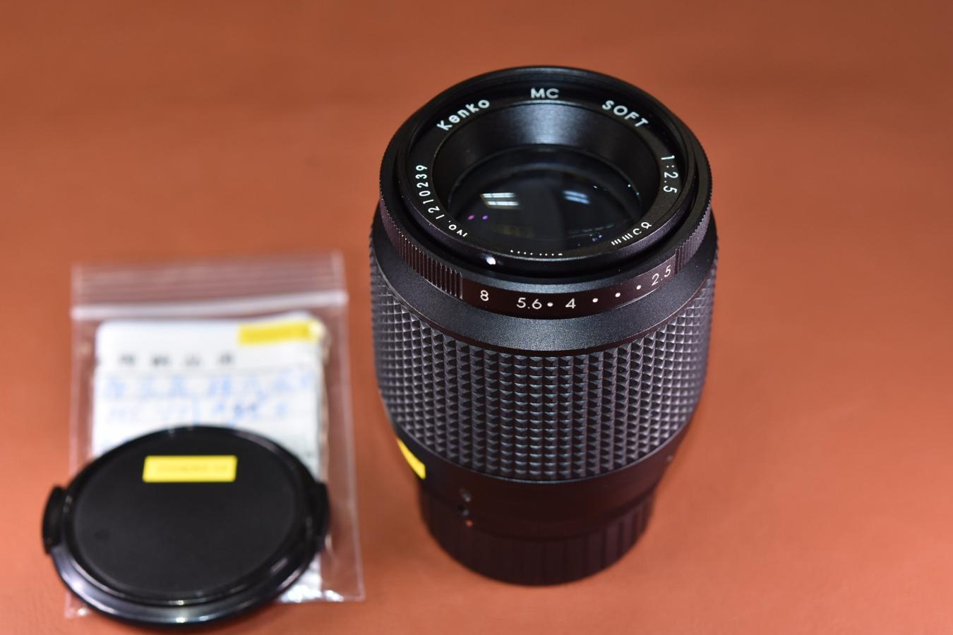 Kenko MC SOFT 85mm F2.5 整備済 【Nikonマウントアダプター付】