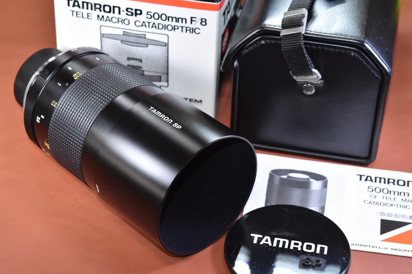 TAMRON SP 500mm F8 55BB  ADAPTALL Nikon Ai、元箱付一式 【キレイな物をお探しの方必見!!自信ありの逸品!!】