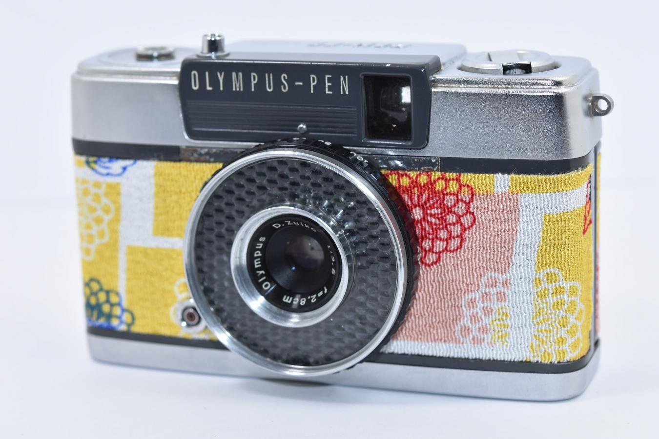 【リメイクカメラ】 OLYMPUS PEN-EE 【モルト交換済 D.Zuiko 2.8cm F3.5レンズ搭載】
