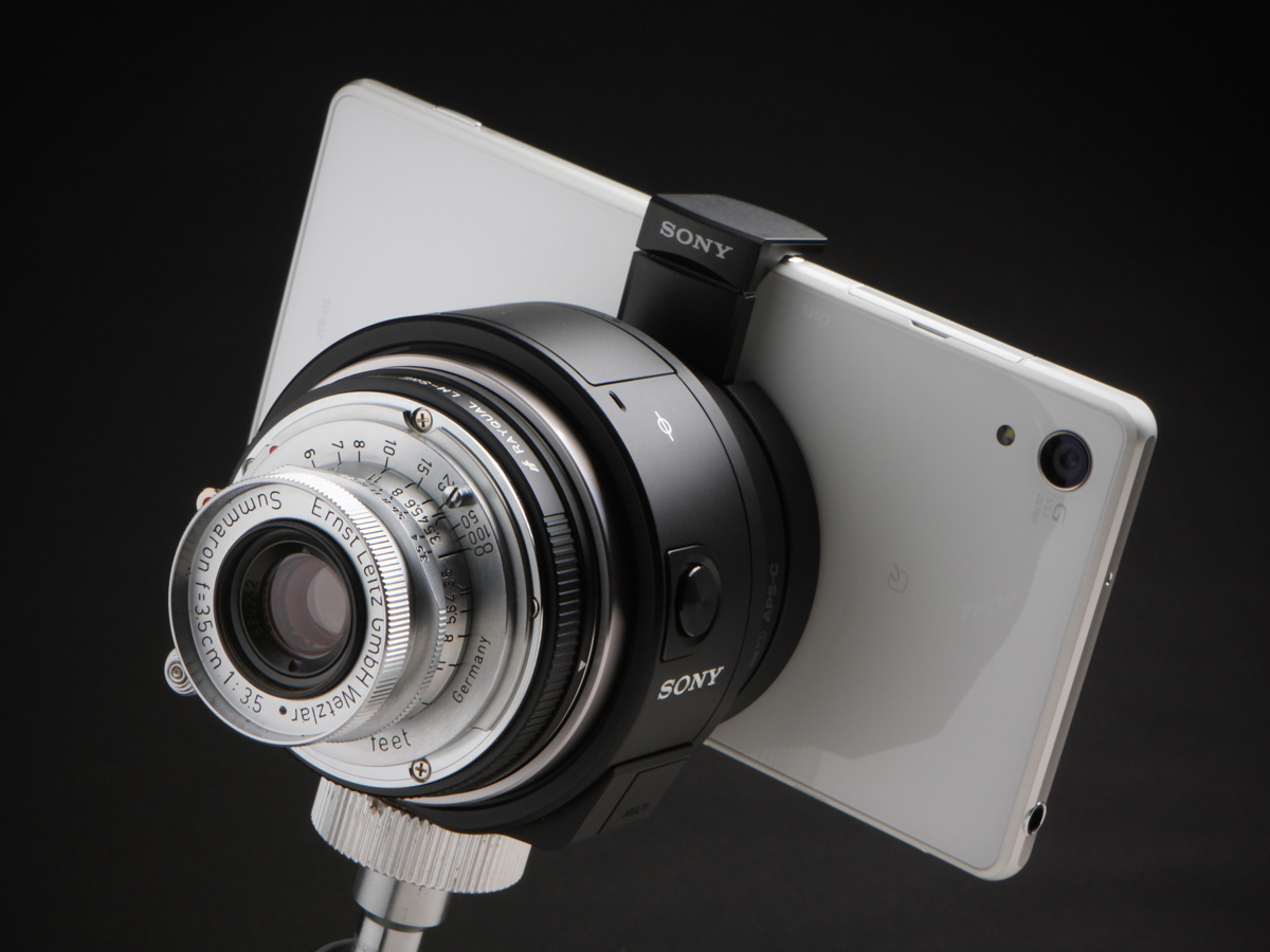 [並品]ソニーQX1 SONY Eマウント レンズ交換式カメラ ソニー、IFAでレンズ交換式スマホ連携カメラ「QX1」発表