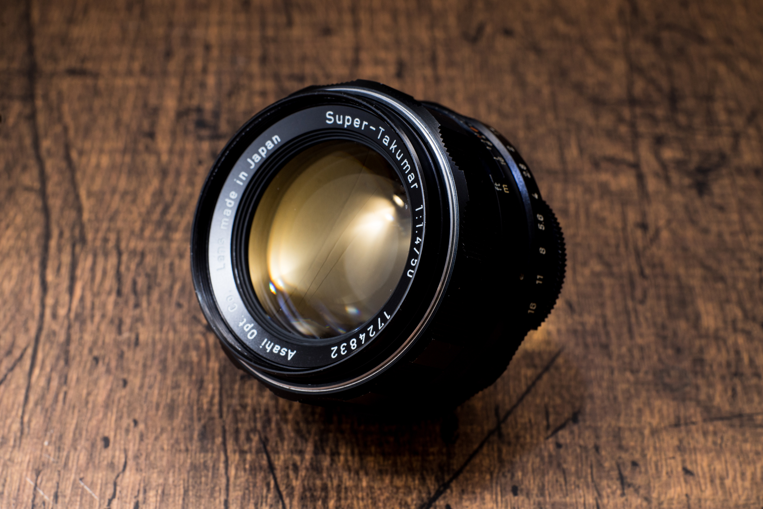 【美品/フード付】Pentax SMC TAKUMAR 50mm F1.4