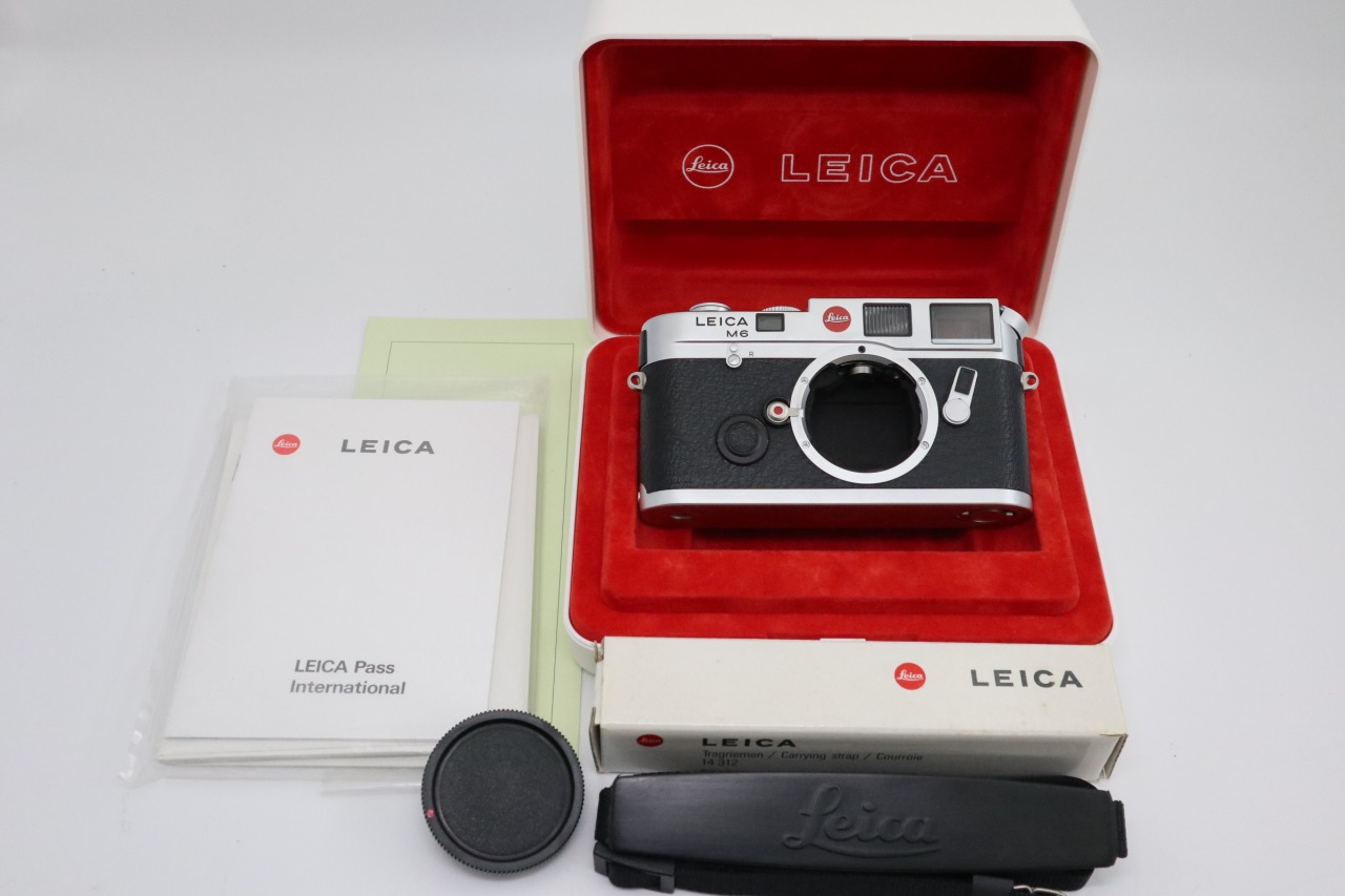 Leica ライカ M6 シルバーボディ レンジファインダー フィルムカメラ 元箱付き