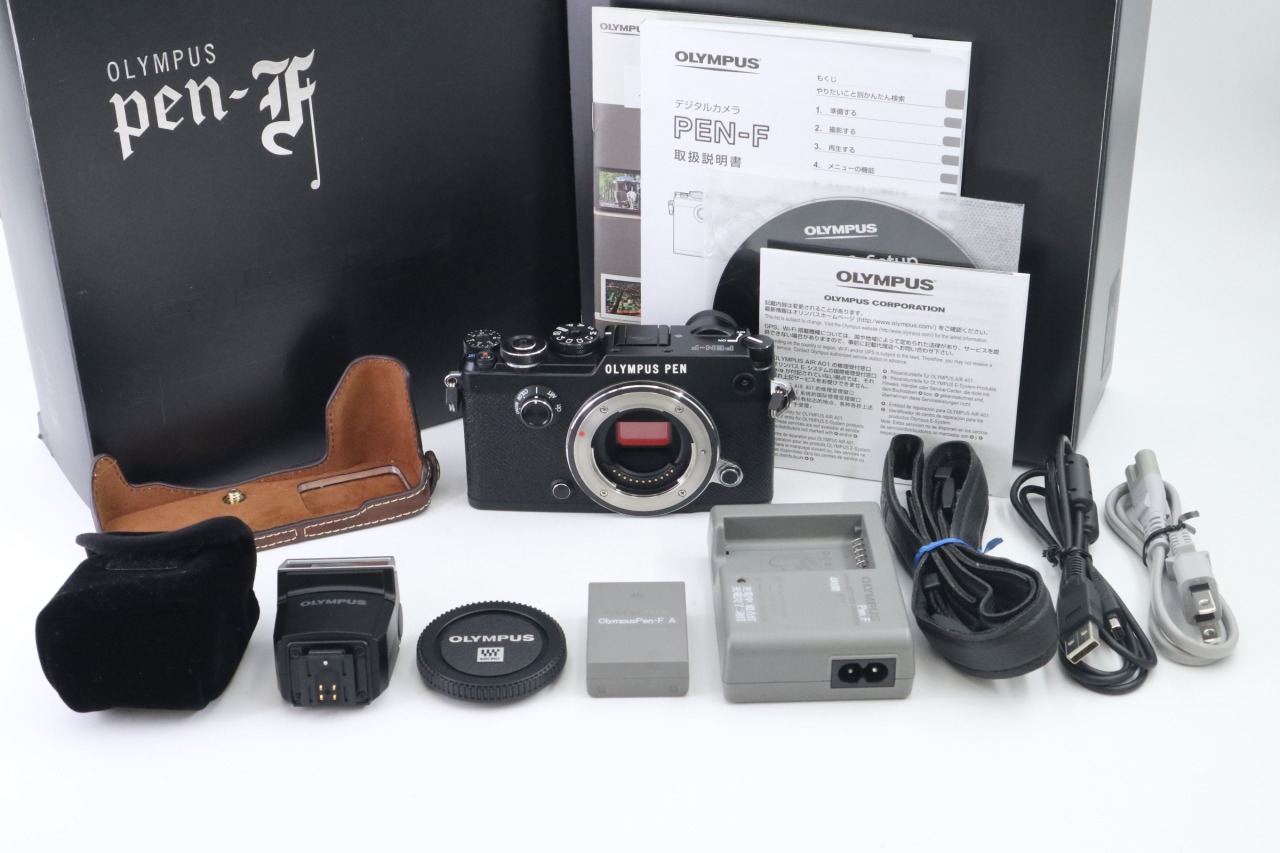OLYMPUS PEN-F ブラックボディ オリンパス デジタルミラーレス一眼カメラ 元箱付き