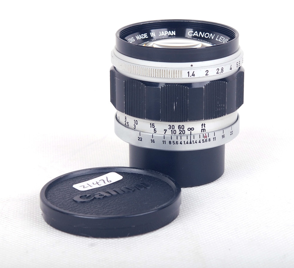 【美品】Canon/キャノン 50/1.4 LTM Leica L39マウント レンズ