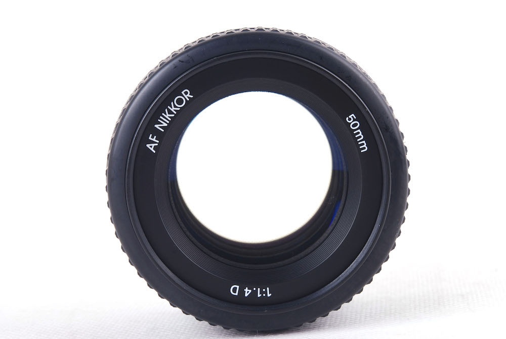 【新同品】Nikon/ニコン AF Nikkor 50/1.4 D ブラック レンズ ケース付き