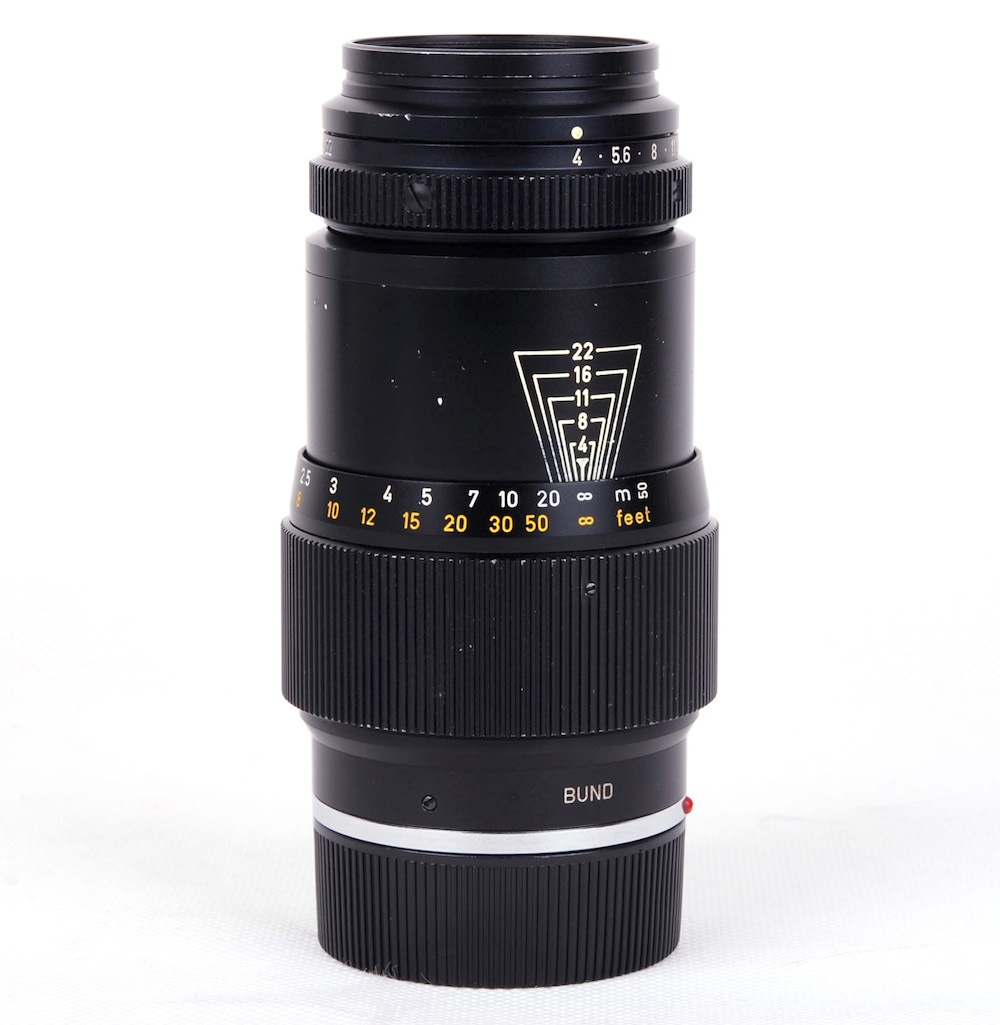 【美品】Leica/ライカ Tele-Elmar/テレエルマー M 135/4 BWB139 Bundeseigentum Military for M4 軍用