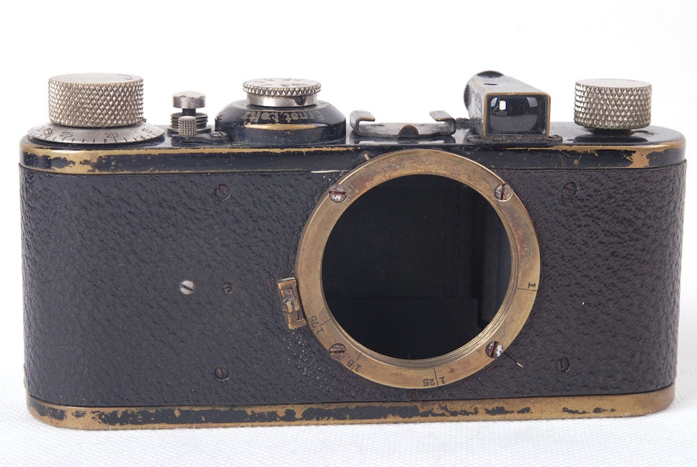 【並品】Leica/ライカ I C型 Elmar 50/3.5レンズ付き L39マウント ブラックペイントボディー1930年産