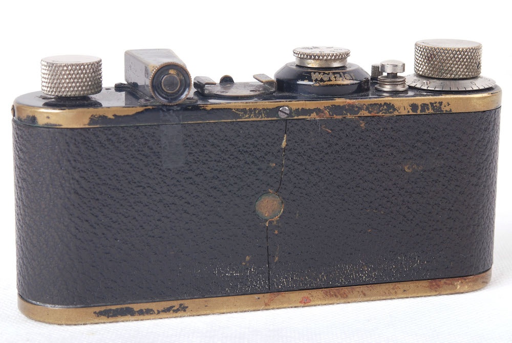 【並品】Leica/ライカ I C型 Elmar 50/3.5レンズ付き L39マウント ブラックペイントボディー1930年産