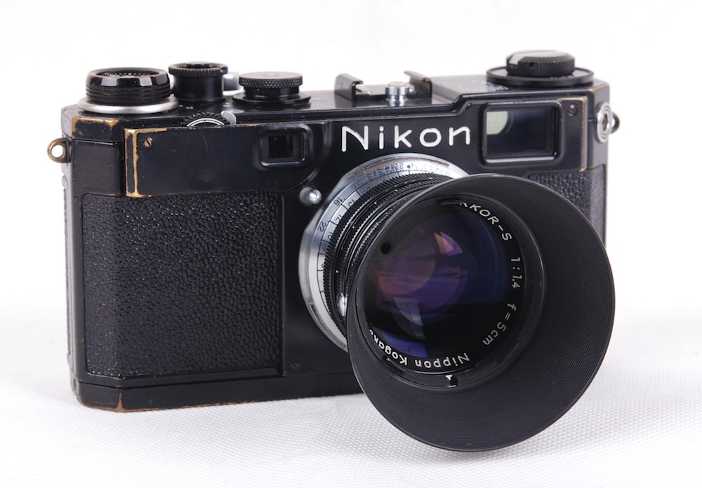 【美品】NIKON/ニコン S2 + Nikkor-S 50/1.4レンズ 初期 ブラックペイント