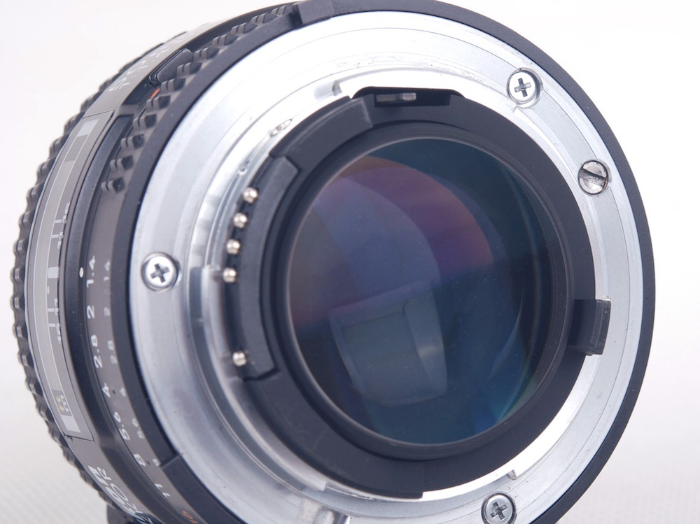 【美品】Nikon/ニコン AF Nikkor 50/1.4 D 新款 ブラック レンズ 外箱付