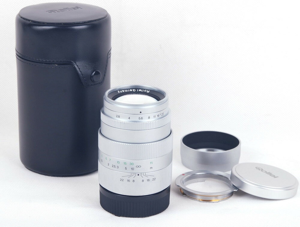 【新同品】Rollei/ローライ Planar 80/2.8 HFT ライカL39マウント シルバー ［ROLLEIFLEX 2.8Fレンズ］