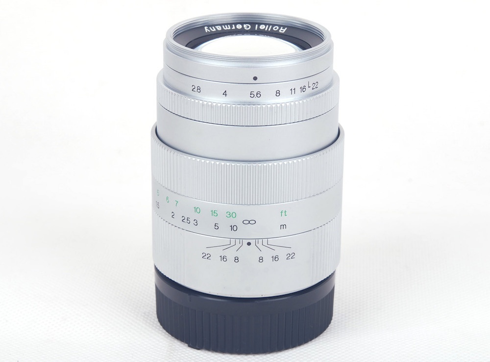 【新同品】Rollei/ローライ Planar 80/2.8 HFT ライカL39マウント シルバー ［ROLLEIFLEX 2.8Fレンズ］