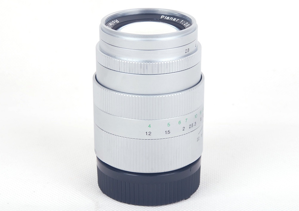【新同品】Rollei/ローライ Planar 80/2.8 HFT ライカL39マウント シルバー ［ROLLEIFLEX 2.8Fレンズ］