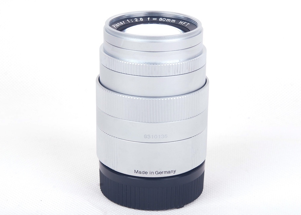 【新同品】Rollei/ローライ Planar 80/2.8 HFT ライカL39マウント シルバー ［ROLLEIFLEX 2.8Fレンズ］