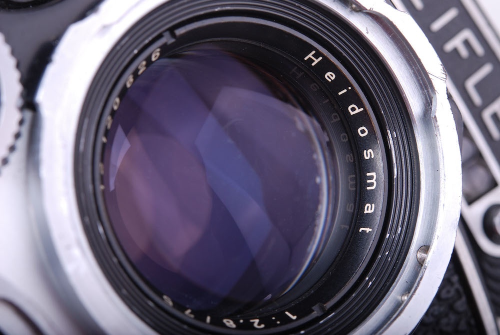 【美品】Rolleiflex/ローライ 3.5F ホワイト 二眼レフカメラ schneider Xenotar 75/3.5レンズ付
