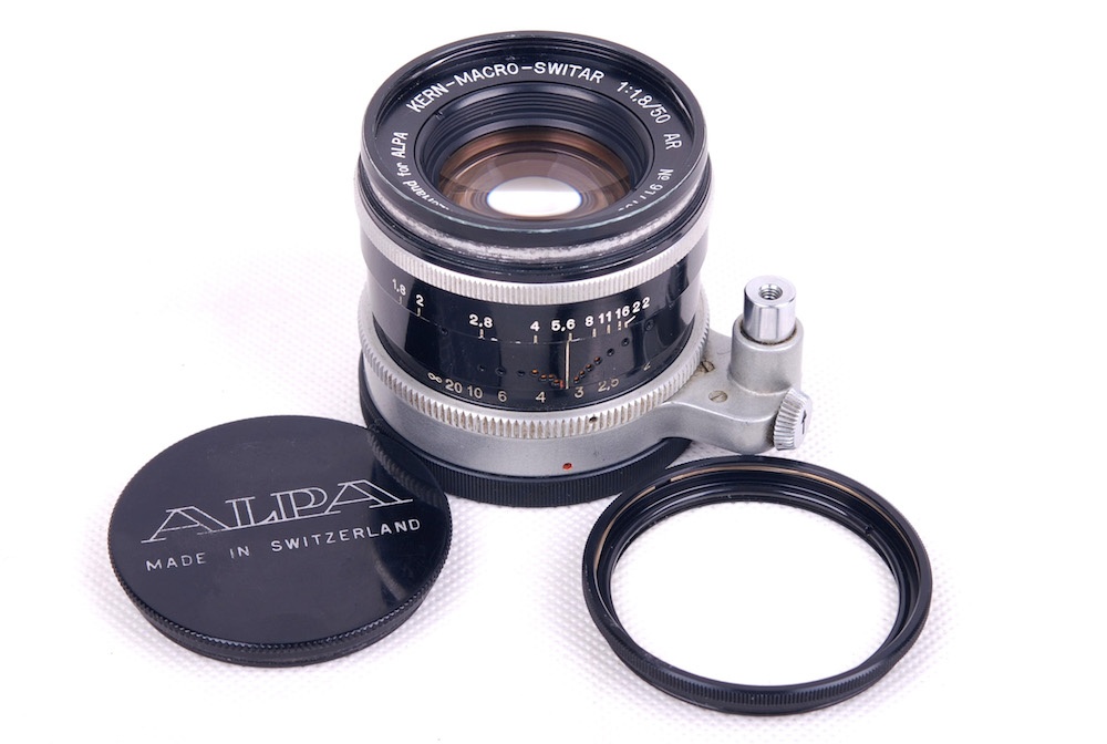 【良品】ALPA/アルパー KERN-MACRO-SWITAR 50/1.8 ARレンズ フィルター付