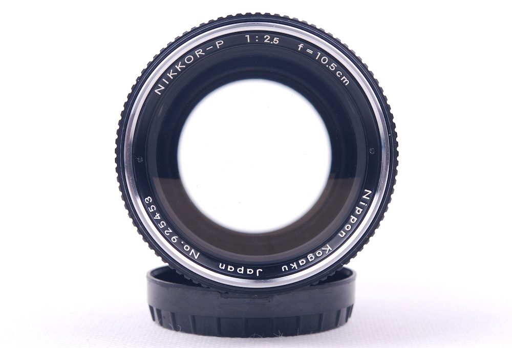 【美品】Nikon/ニコン Nippon kogaku/日本光学 NIKKOR-P 105/2.5 RF Sレンズ