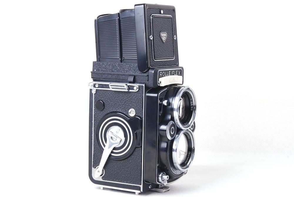 【美品】Rolleiflex/ローライ 2.8F opton PL 80/2.8（特別Planar) レンズ付き ブラック