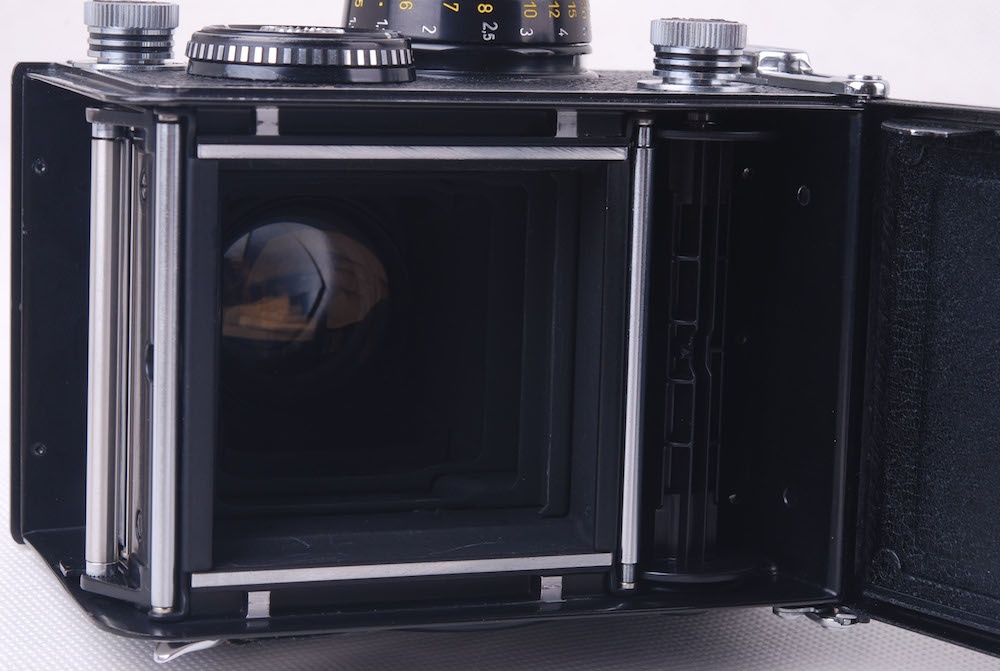 【美品】Rolleiflex/ローライ 2.8F opton PL 80/2.8（特別Planar) レンズ付き ブラック