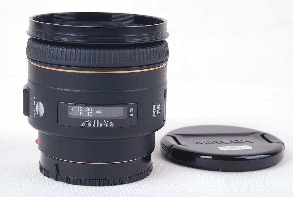 【美品】Minolta/ミノルタ AF 85/1.4 G (22)レンズ 