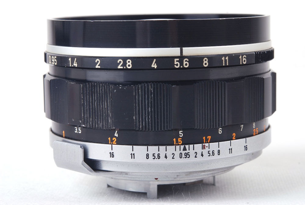 【美品】Canon/キャノン 7 + 50/0.95セット 革ケース、外箱付