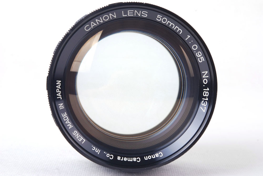 【美品】Canon/キャノン 7 + 50/0.95セット 革ケース、外箱付