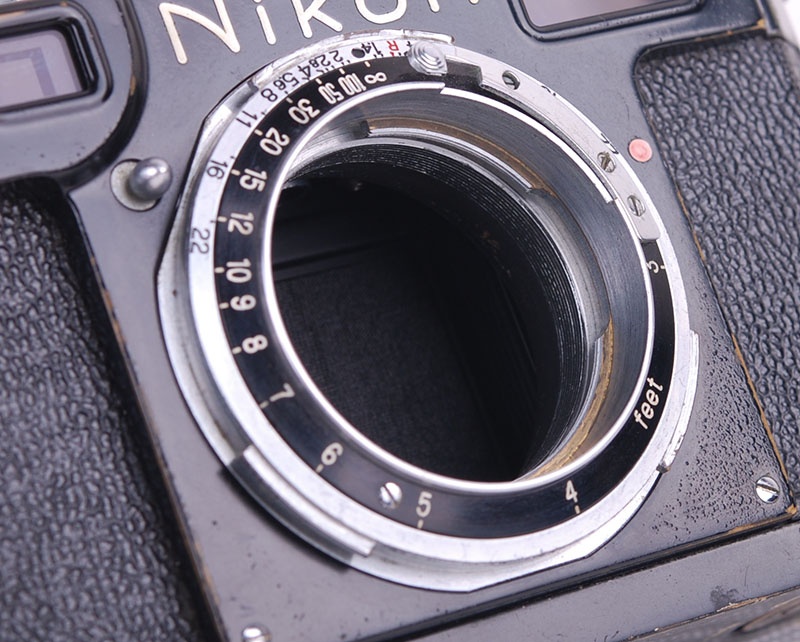 Nikonニコン S2 + 50mm f2 black paint ブラックペイント後期 