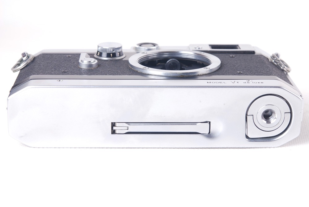 【美品】Canon/キャノン model Vt de luxe 50/1.2 LTM 付き シルバーレンジファインダーカメラ