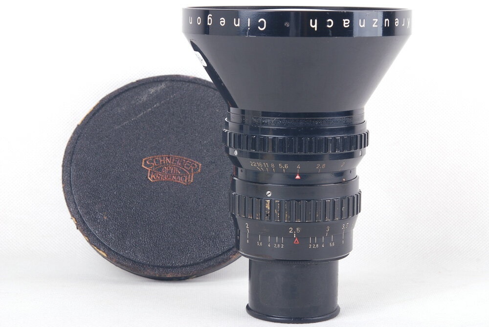 【良品】シュナイダーSchneider kreuznach Cinegon 20mm f2 Arri STDマウント