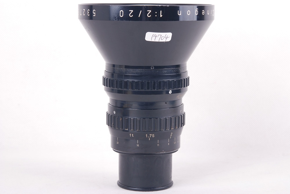 【良品】シュナイダーSchneider kreuznach Cinegon 20mm f2 Arri STDマウント