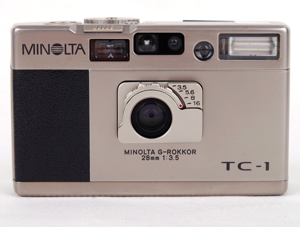 【美品】Minolta/ミノルタ TC-1 G-rokkor 28mm F3.5レンズ付