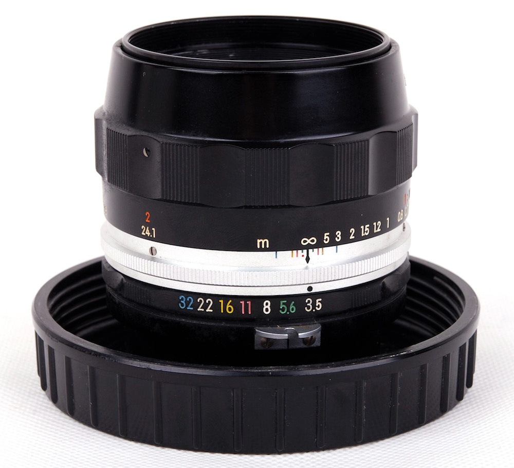 【美品】NIKON/ニコン Micro-Nikkor Auto 55mm F3.5 初期1：1マクロレンズ NON-AI Nippon Kogaku