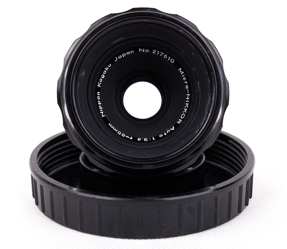 【美品】NIKON/ニコン Micro-Nikkor Auto 55mm F3.5 初期1：1マクロレンズ NON-AI Nippon Kogaku