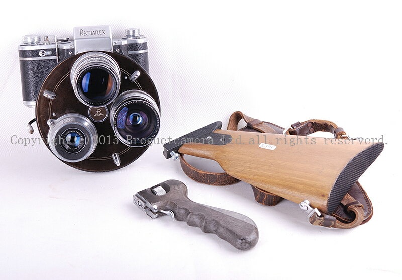 【並品】Rectaflex Rotor Rifle+P.ANGENIEUX PARIS 35mm F2.5 50mm F2.9 90mm F2.5