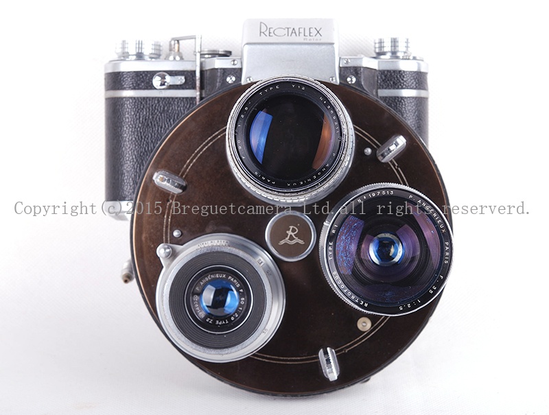 【並品】Rectaflex Rotor Rifle+P.ANGENIEUX PARIS 35mm F2.5 50mm F2.9 90mm F2.5