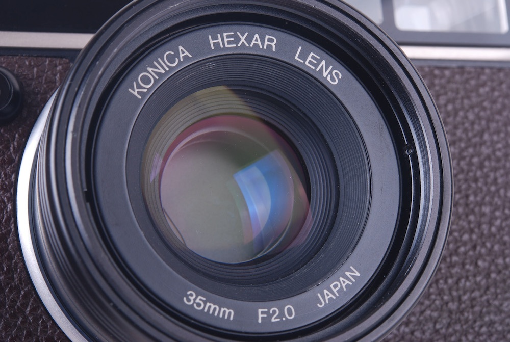 【良品】Konica/コニカ HEXAR Rhodium ロジウム 35mm F2レンズ付