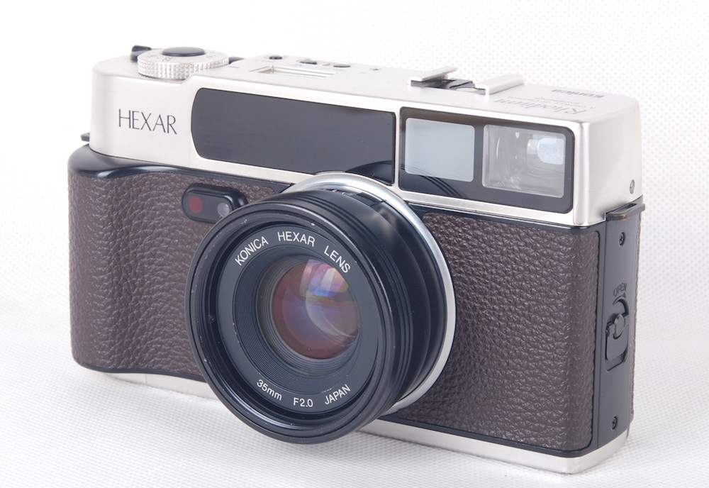 【良品】Konica/コニカ HEXAR Rhodium ロジウム 35mm F2レンズ付