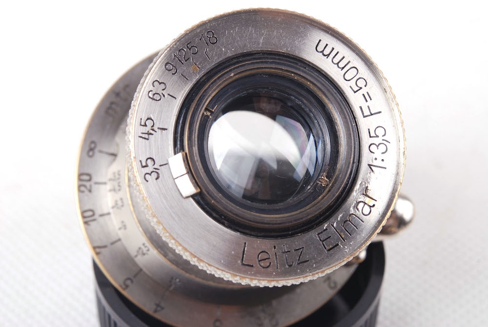 【良品】Leica/ライカ Elmar 50mm F3.5 Nickel 初期型 シリアルナンバーなし版