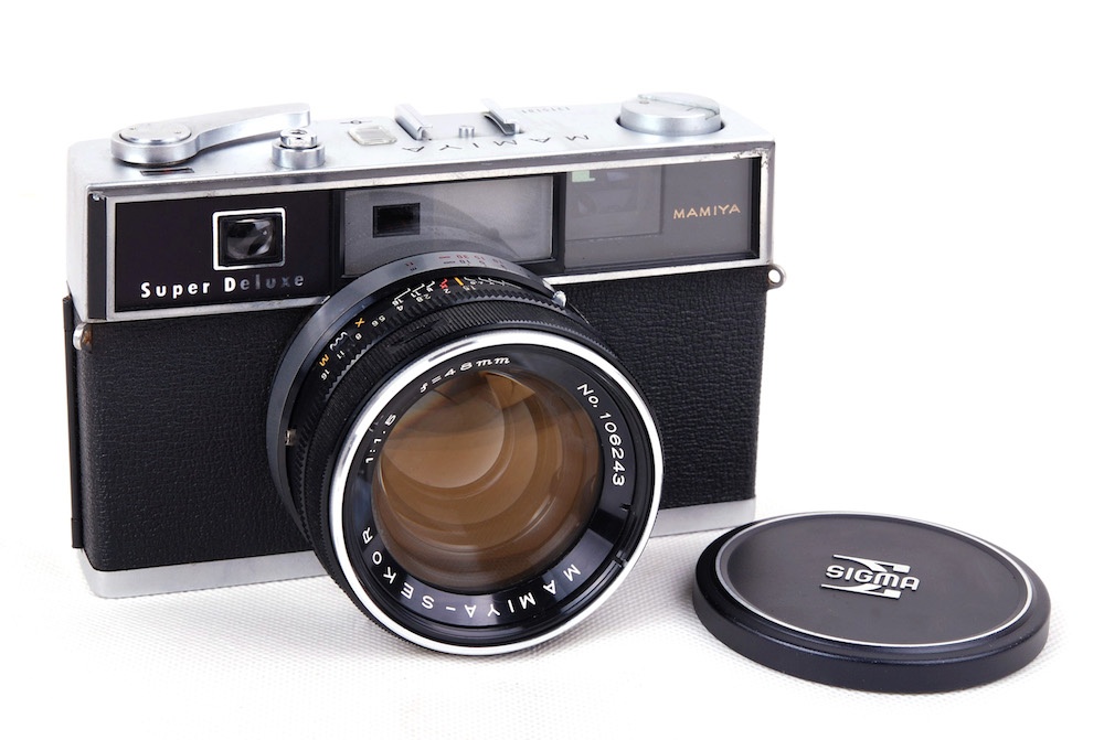【美品】Mamiya/マミヤ Super Deluxe/スーパー・デラックス mamiya-sekor 48mm F1.5レンズ
