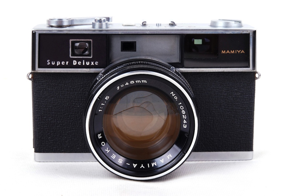 【美品】Mamiya/マミヤ Super Deluxe/スーパー・デラックス mamiya-sekor 48mm F1.5レンズ