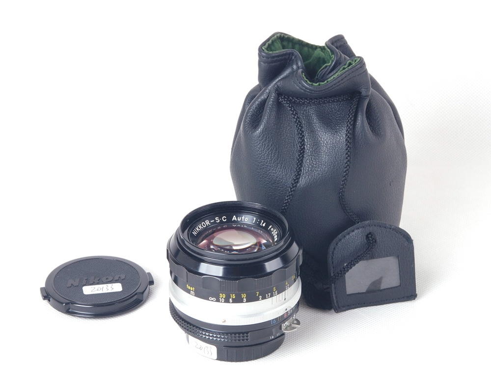 【美品】Nikon/ニコン Nikkor-S.C Auto 50mm F1.4 AI Nippon kogakuレンズ