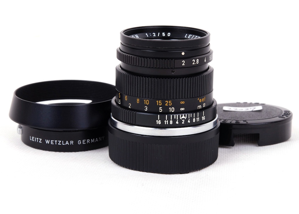 【美品】Leica/ライカ Leitz Summicron/ズミクロン Mマウント 50mm F2 二代 ドイツ産 11817 233万号 レンズ
