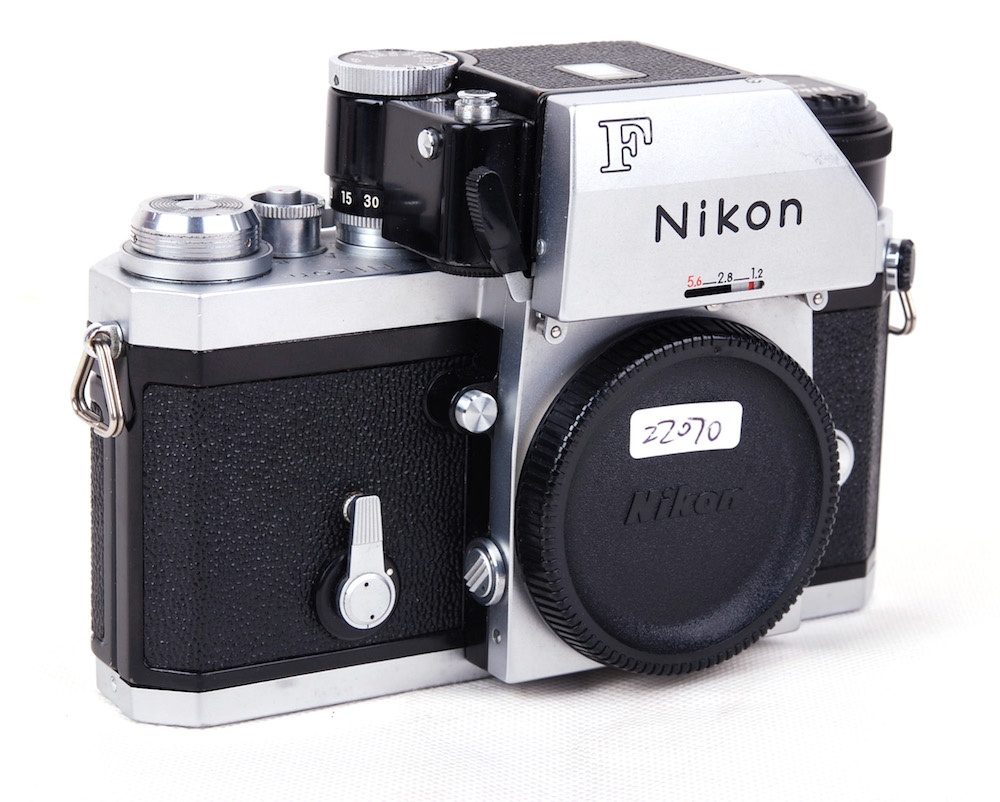 【美品】Nikon/ニコン F +FTn 露出計 シルバーボディー AS-5ホットシュ付