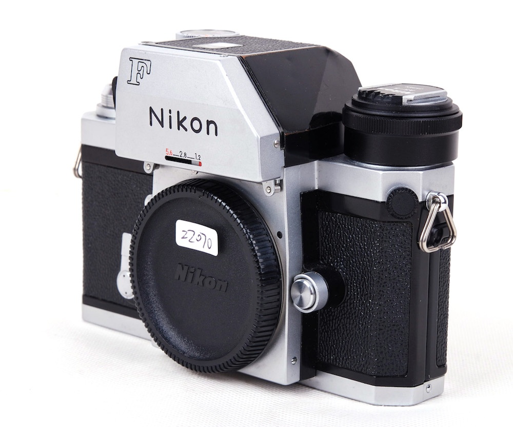 【美品】Nikon/ニコン F +FTn 露出計 シルバーボディー AS-5ホットシュ付