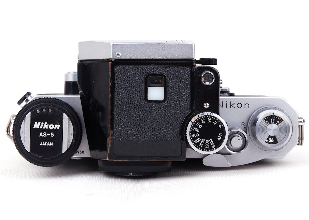 【美品】Nikon/ニコン F +FTn 露出計 シルバーボディー AS-5ホットシュ付