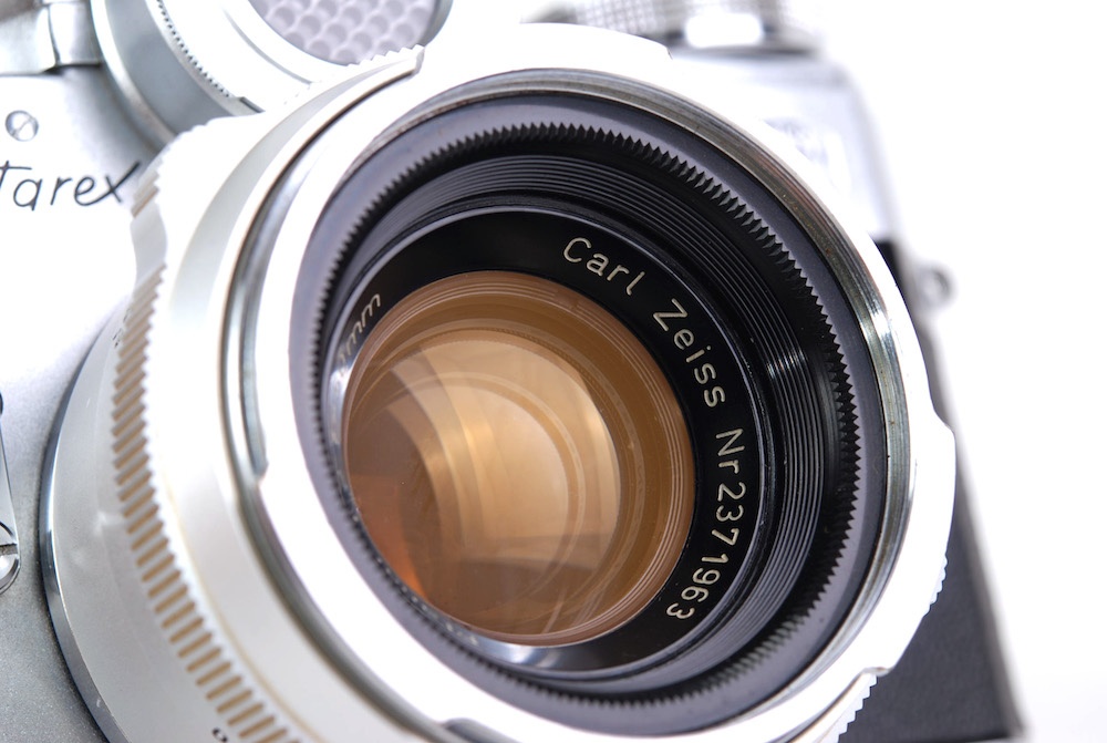 【美品】Contarex/コンタレックス Zeiss Ikon ツァイス イコン+Planar 50mm F2 レンズ フィルター付