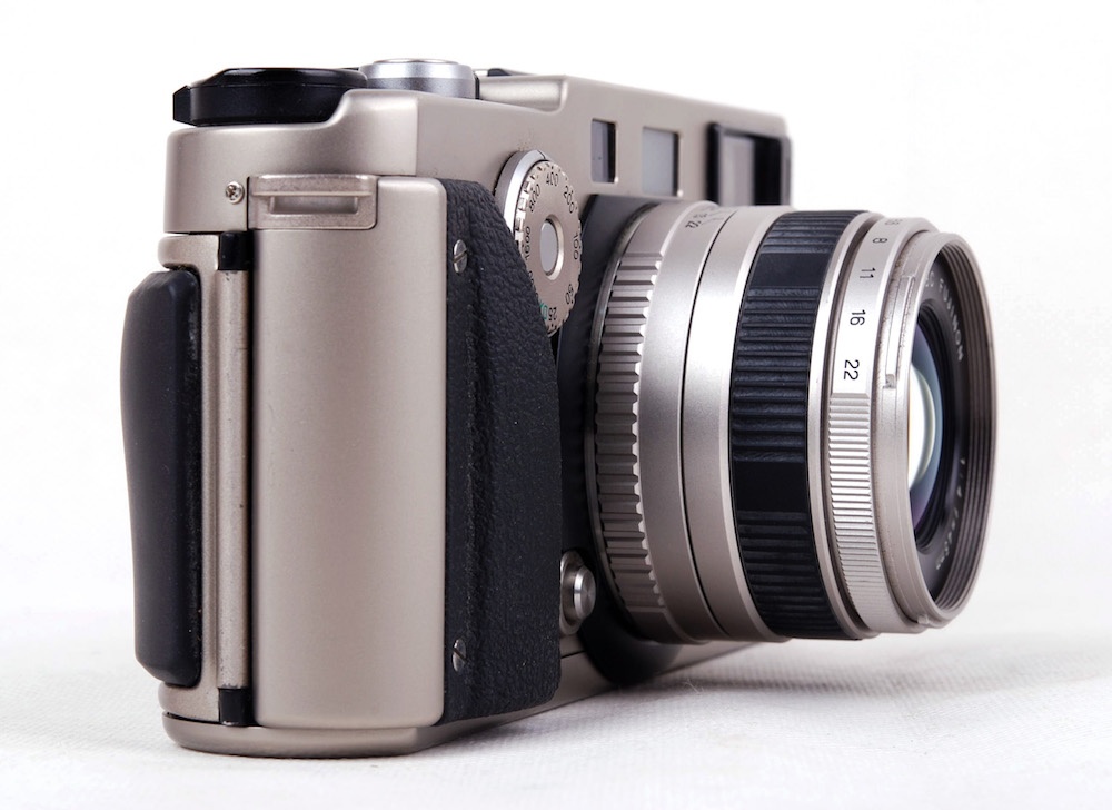 【美品】Fujifilm/富士フィルム TX-1 Fujinon 45mm F4レンズ シャンパン色 ハッセル XPANパノラマカメラセット 