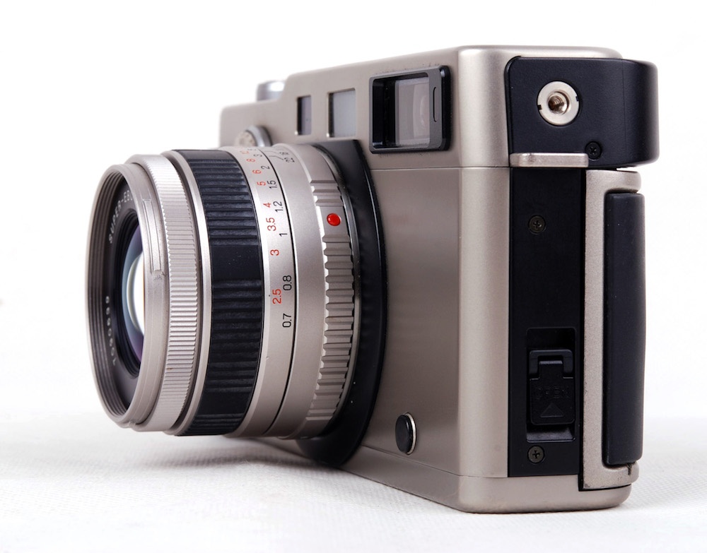 【美品】Fujifilm/富士フィルム TX-1 Fujinon 45mm F4レンズ シャンパン色 ハッセル XPANパノラマカメラセット 